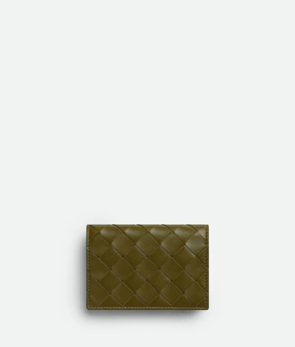 Bottega Veneta Intrecciato Business Card Case>Women Card Cases