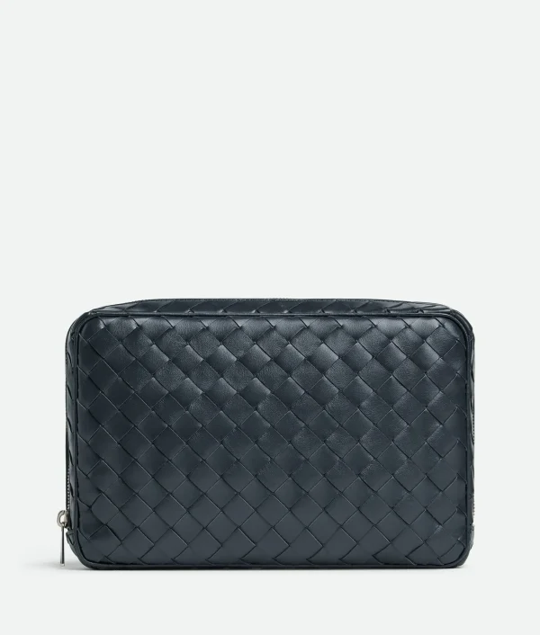 Bottega Veneta Intrecciato Large Zipped Organizing Pouch>Women Pouches And Travel Accessories | Pouches And Travel Accessories