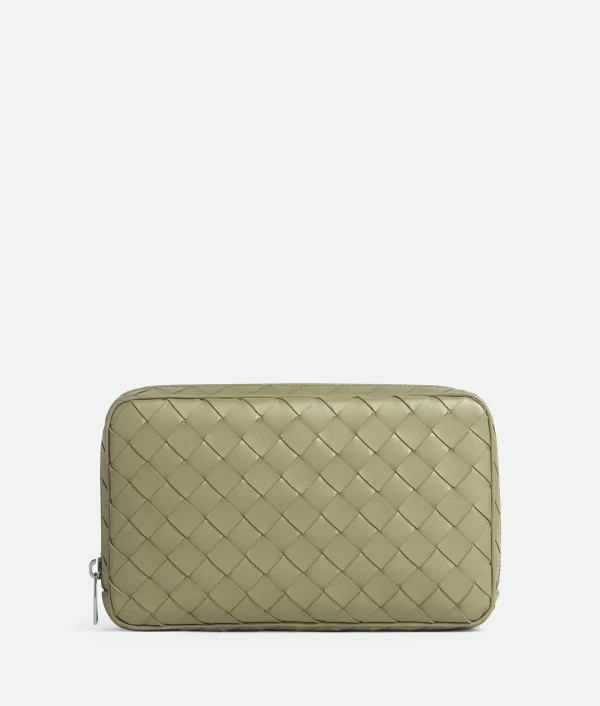 Bottega Veneta Intrecciato Medium Zipped Organizing Pouch>Women Pouches And Travel Accessories | Pouches And Travel Accessories
