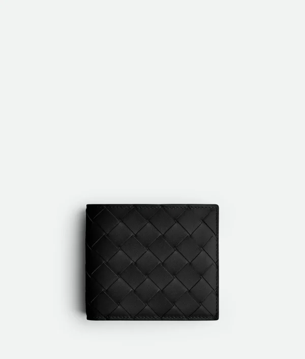 Bottega Veneta Intrecciato Bi-Fold Wallet With Coin Purse> Small Wallets