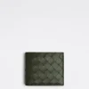 Bottega Veneta Intrecciato Bi-Fold Wallet With Coin Purse> Small Wallets