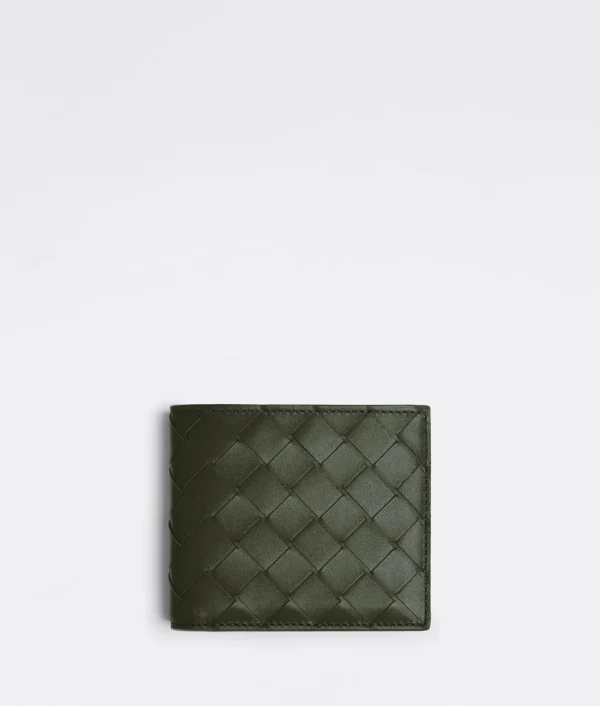 Bottega Veneta Intrecciato Bi-Fold Wallet With Coin Purse> Small Wallets
