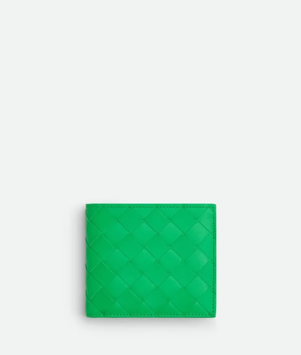Bottega Veneta Intrecciato Bi-Fold Wallet With Coin Purse> Small Wallets