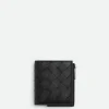 Bottega Veneta Intrecciato Bi-Fold Wallet With Zip> Small Wallets