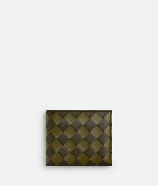 Bottega Veneta Intrecciato Bi-Fold Wallet With Coin Purse> Small Wallets