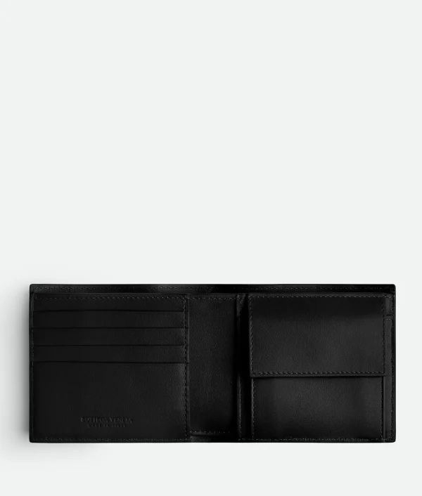Bottega Veneta Intrecciato Bi-Fold Wallet With Coin Purse> Small Wallets