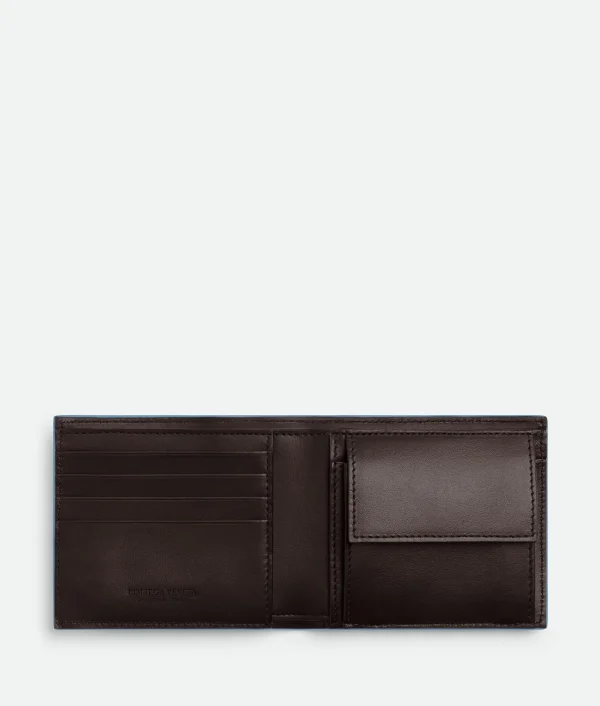 Bottega Veneta Intrecciato Bi-Fold Wallet With Coin Purse> Small Wallets