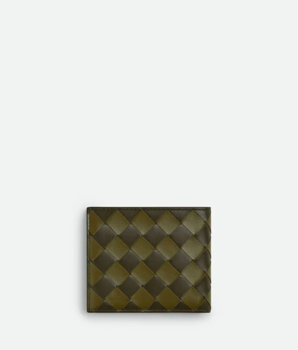 Bottega Veneta Intrecciato Bi-Fold Wallet With Coin Purse> Small Wallets