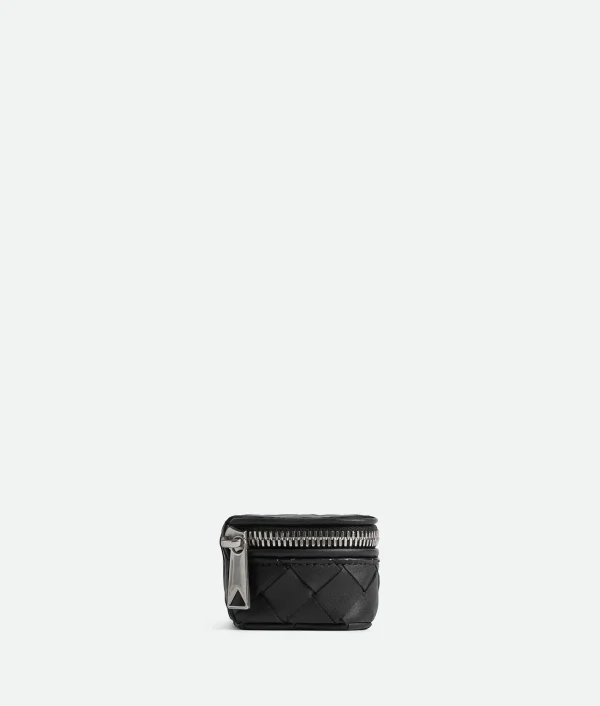 Bottega Veneta Intrecciato Cufflinks Case> Pouches And Travel Accessories