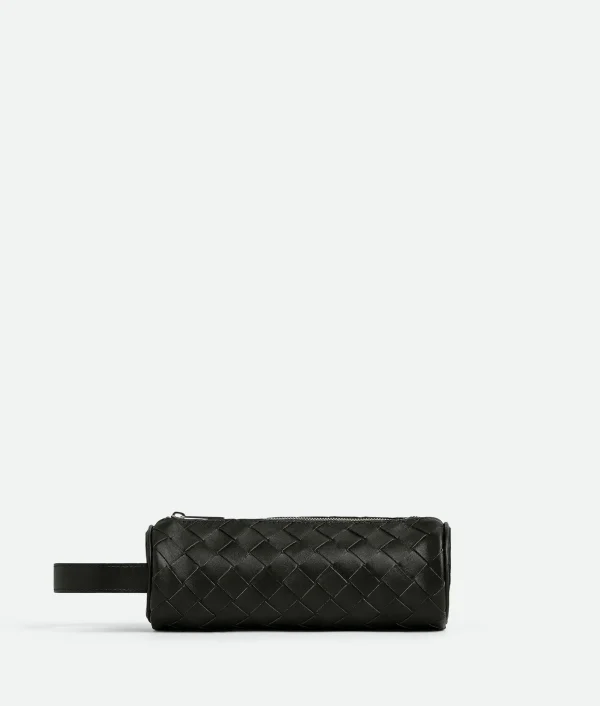 Bottega Veneta Intrecciato Cylinder Pencil Case>Women Pouches
