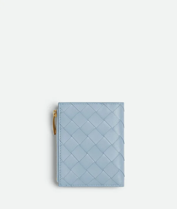 Bottega Veneta Intrecciato Diagonal Small Bi-Fold Wallet>Women Small Wallets