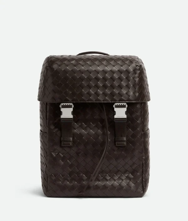 Bottega Veneta Intrecciato Flap Backpack> Backpack