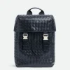 Bottega Veneta Intrecciato Flap Backpack> Backpack