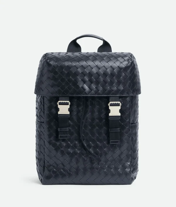 Bottega Veneta Intrecciato Flap Backpack> Backpack