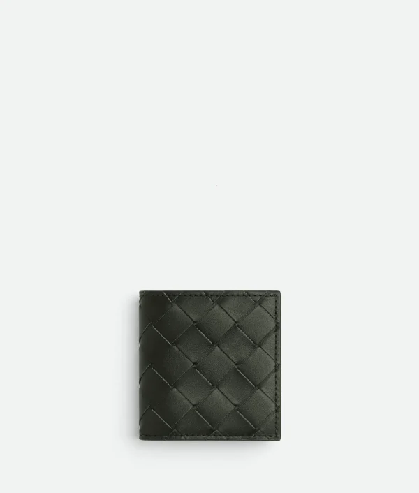 Bottega Veneta Intrecciato Folded Coin Purse> Small Wallets
