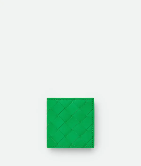 Bottega Veneta Intrecciato Folded Coin Purse> Small Wallets