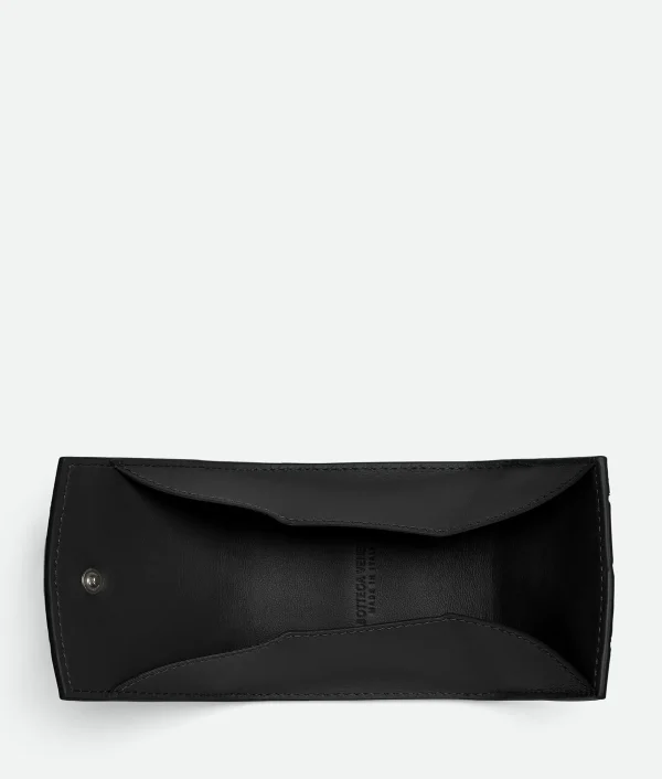 Bottega Veneta Intrecciato Folded Coin Purse> Small Wallets