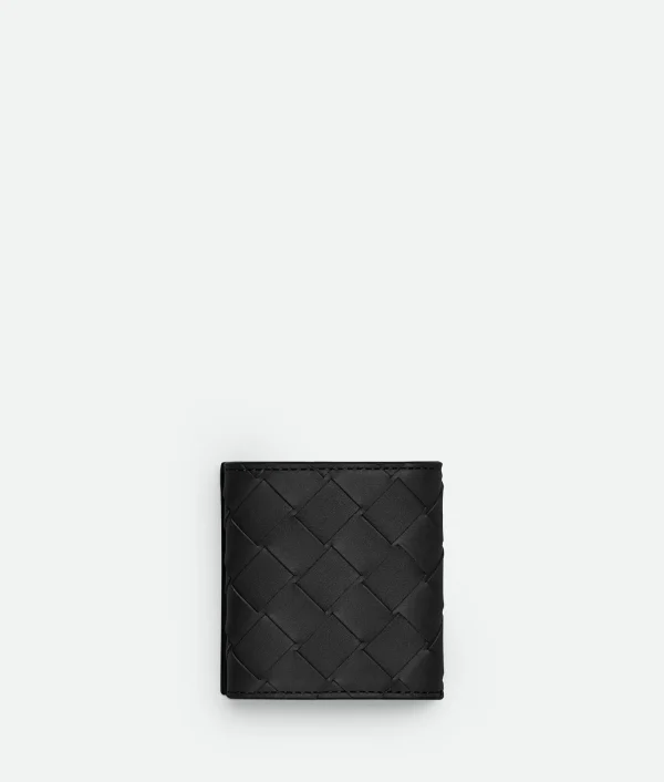 Bottega Veneta Intrecciato Folded Coin Purse> Small Wallets