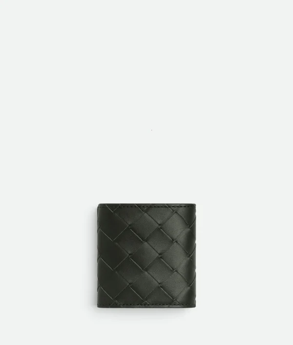 Bottega Veneta Intrecciato Folded Coin Purse> Small Wallets