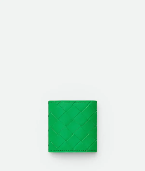 Bottega Veneta Intrecciato Folded Coin Purse> Small Wallets