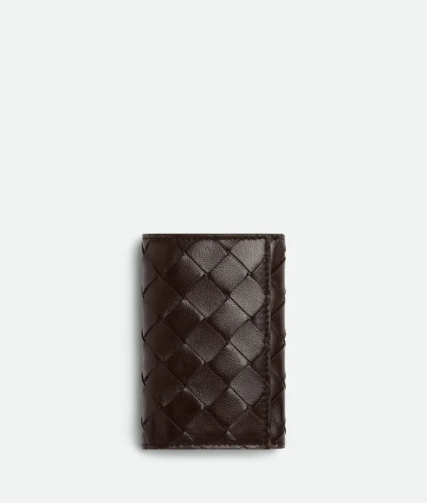 Bottega Veneta Intrecciato Folded Key Case>Women Key Rings