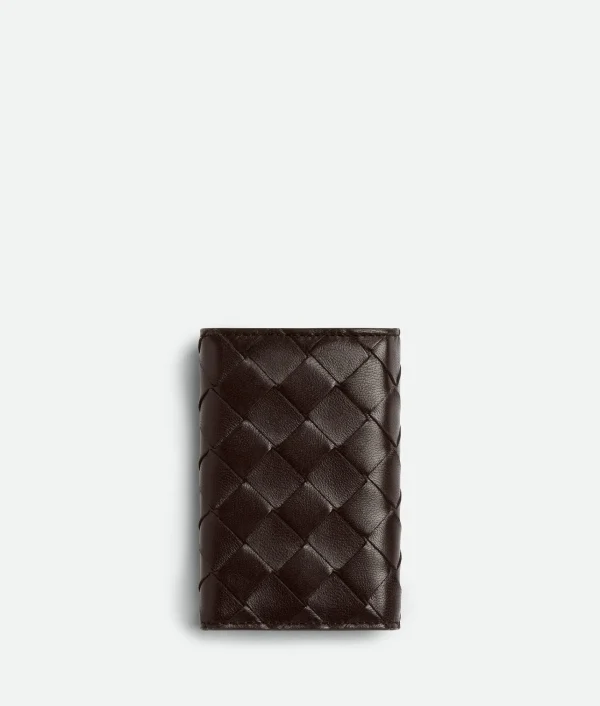 Bottega Veneta Intrecciato Folded Key Case>Women Key Rings