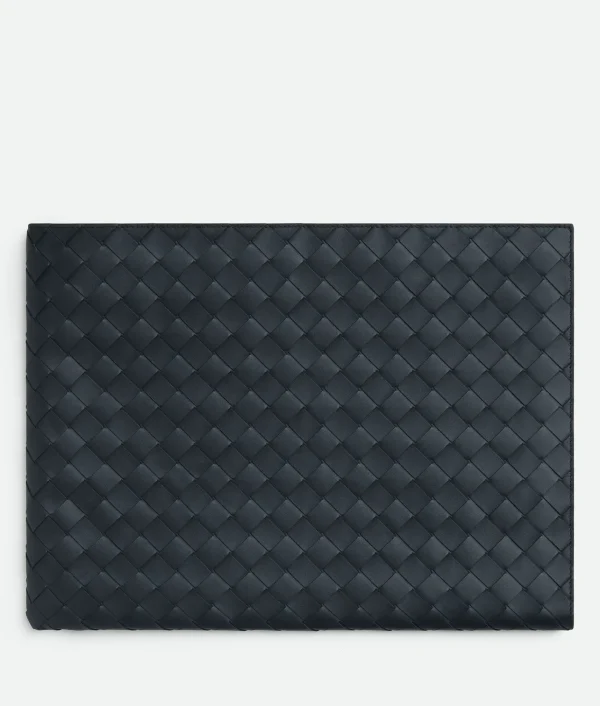 Bottega Veneta Intrecciato Half Zipped Pouch> Pouches