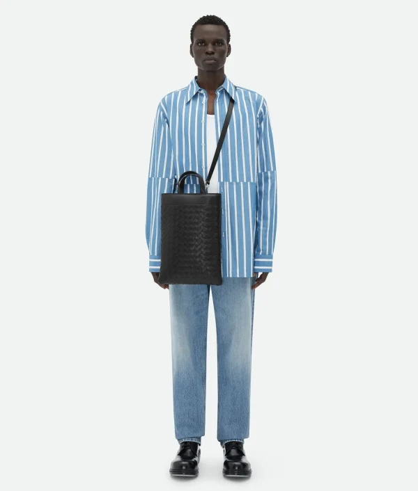 Bottega Veneta Intrecciato Laptop Case With Handle> Crossbody