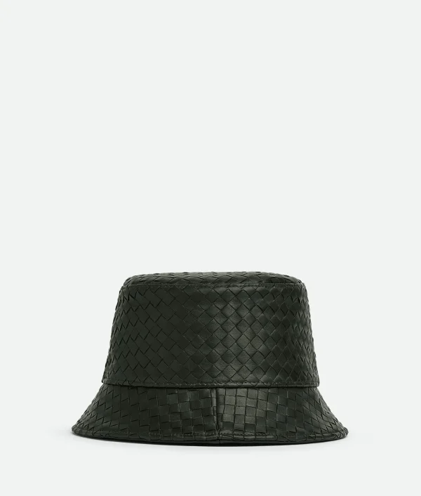 Bottega Veneta Intrecciato Leather Bucket Hat>Women Hats | Hats