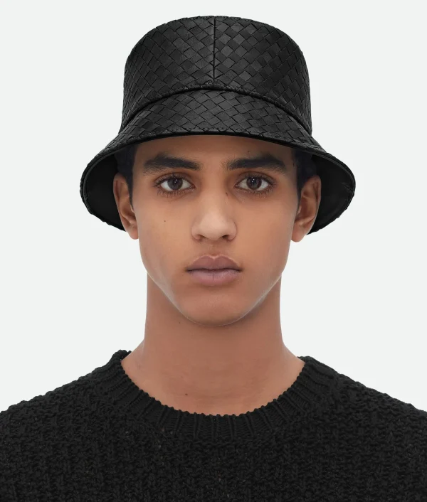 Bottega Veneta Intrecciato Leather Bucket Hat>Women Hats | Hats