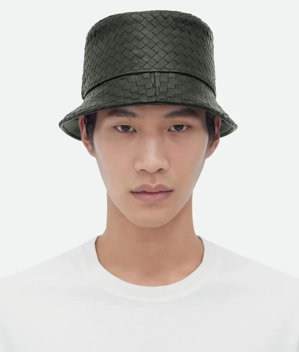 Bottega Veneta Intrecciato Leather Bucket Hat>Women Hats | Hats