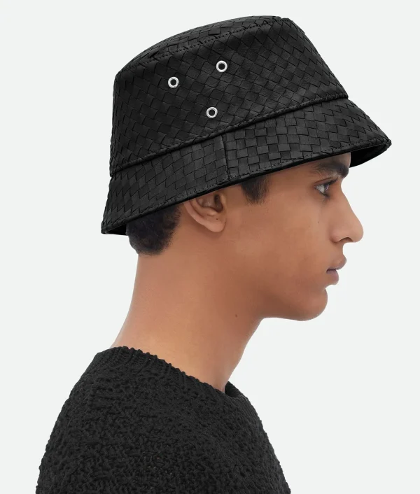 Bottega Veneta Intrecciato Leather Bucket Hat>Women Hats | Hats