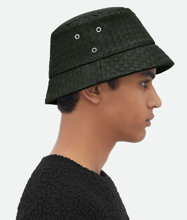 Bottega Veneta Intrecciato Leather Bucket Hat>Women Hats | Hats