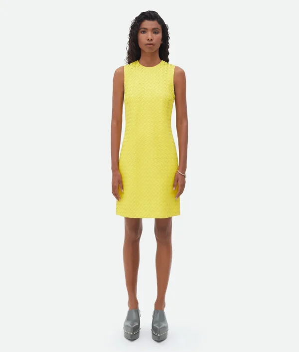 Bottega Veneta Intrecciato Leather Dress>Women Leather | Dresses