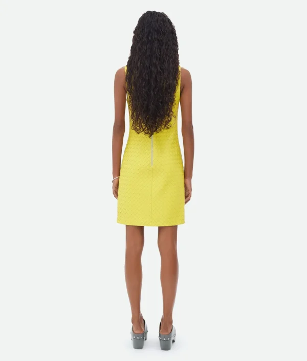 Bottega Veneta Intrecciato Leather Dress>Women Leather | Dresses