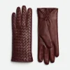 Bottega Veneta Intrecciato Leather Gloves>Women Gloves
