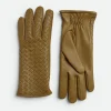 Bottega Veneta Intrecciato Leather Gloves>Women Gloves
