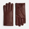 Bottega Veneta Intrecciato Leather Gloves> Gloves