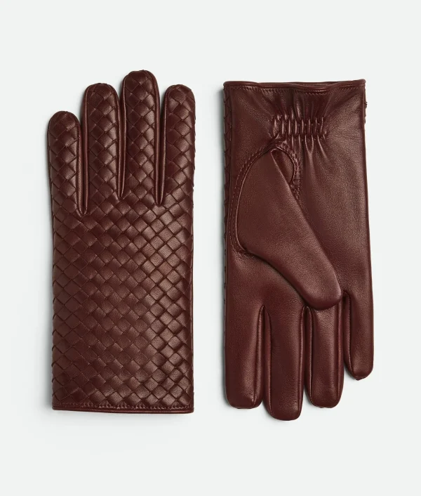 Bottega Veneta Intrecciato Leather Gloves> Gloves