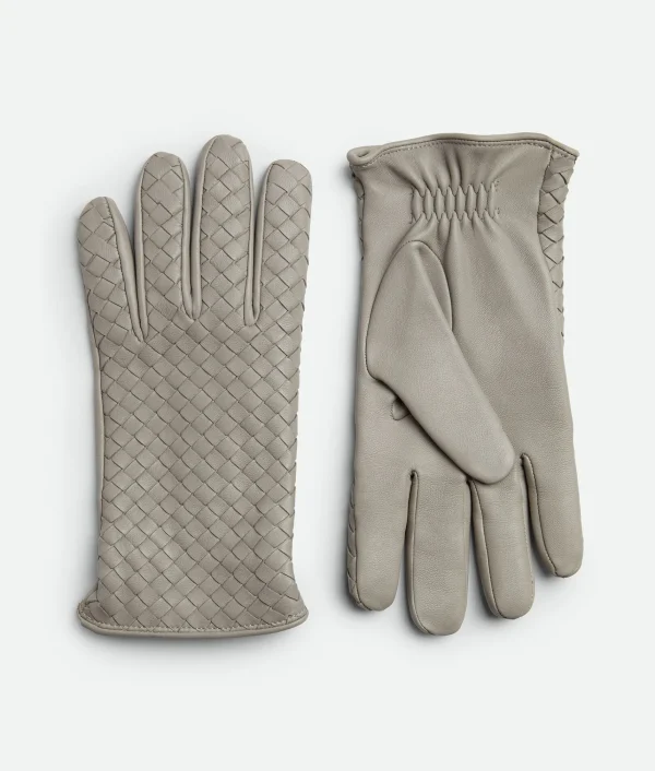 Bottega Veneta Intrecciato Leather Gloves> Gloves