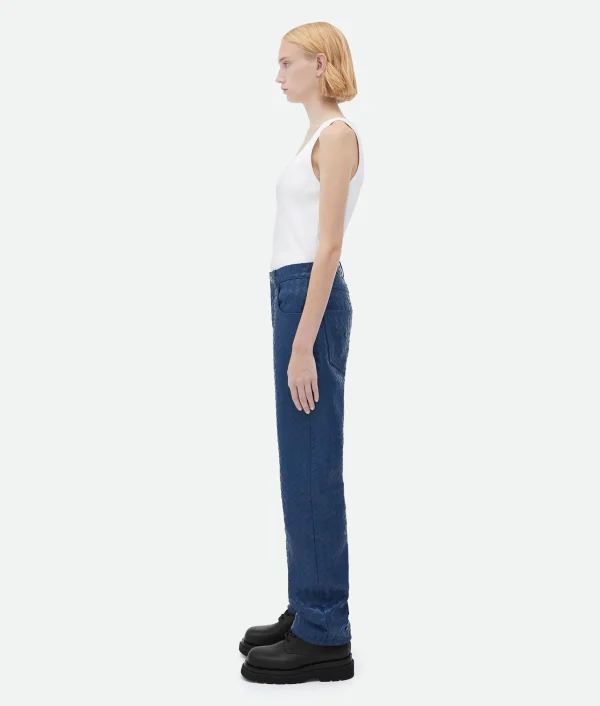 Bottega Veneta Intrecciato Leather Pants>Women Trousers And Shorts | Leather