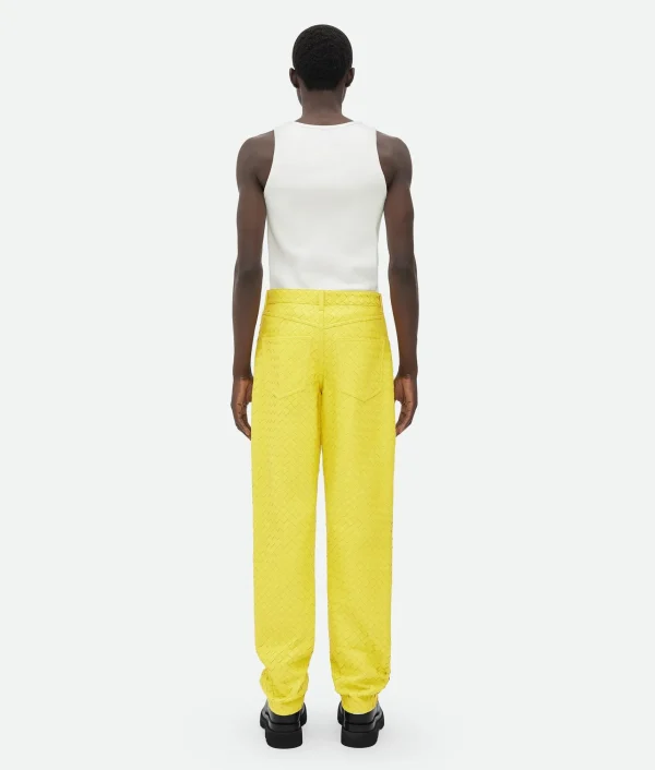 Bottega Veneta Intrecciato Leather Pants> Trousers And Shorts | Leather