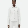 Bottega Veneta Intrecciato Leather Shirt>Women Shirts | Leather