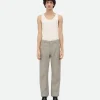 Bottega Veneta Intrecciato Leather Straight Leg Trousers> Trousers And Shorts | Leather