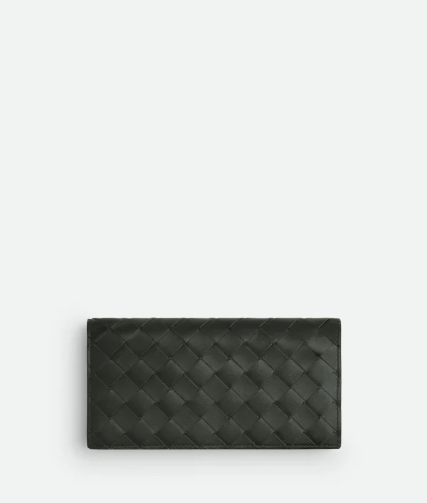 Bottega Veneta Intrecciato Long Wallet With Coin Purse> Long Wallets