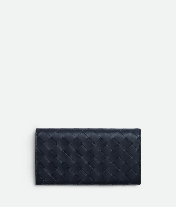Bottega Veneta Intrecciato Long Wallet With Coin Purse> Long Wallets