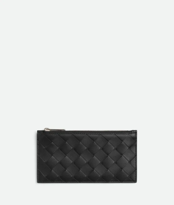 Bottega Veneta Intrecciato Long Zippered Card Case> Card Cases