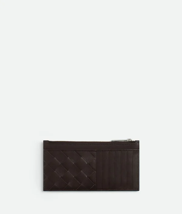 Bottega Veneta Intrecciato Long Zippered Card Case> Card Cases