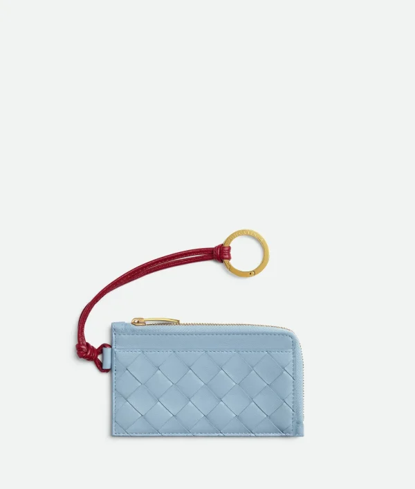 Bottega Veneta Intrecciato L-Zipped Card Case With Hook>Women Card Cases