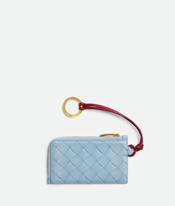 Bottega Veneta Intrecciato L-Zipped Card Case With Hook>Women Card Cases
